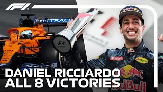 EVERY Daniel Ricciardo Win Of His F1 Career [upl. by Lunt]