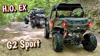 2023 CFMOTO ZFORCE 950 HO EX vs Gen 2 ZFORCE 950 Sport  Trail amp Rock [upl. by Teador]