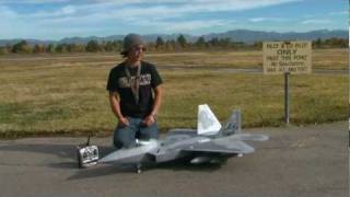 F22 RAPTOR Twin 70mm JET Flight Review [upl. by Eehtomit350]