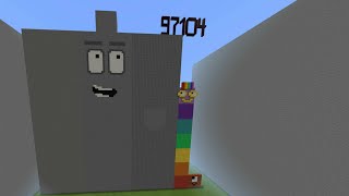 Numberblocks in Minecraft 97104 [upl. by Lisab]