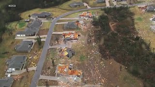 Oklahoma hit by weekend tornado bracing for potential of more severe weather [upl. by Jimmy]