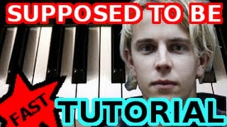 TOM ODELL  Supposed to Be  PIANO TUTORIAL Video Learn Online Piano Lessons [upl. by Atinus]