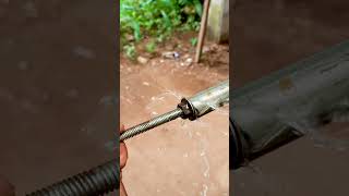 easy tip for stop water leak construction diy lifehacks [upl. by Nonah]