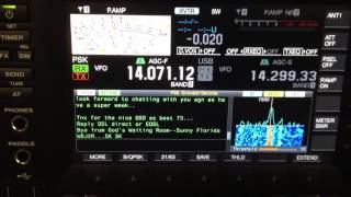 KENWOOD TS990s DECODING PSK31 [upl. by Redvers]