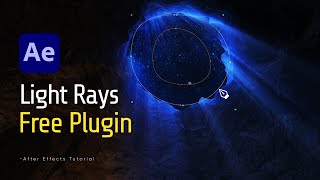 Epic Light Rays in After Effects Tutorial  FREE PLUGIN [upl. by Hplar]