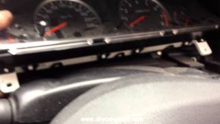 Nissan Almera Dash Instrument Cluster Removal [upl. by Arual456]