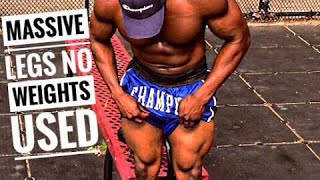 Calisthenics Leg Workout For Mass  Plant based diet  Calisthenics Leg Exercises [upl. by Bethezel836]