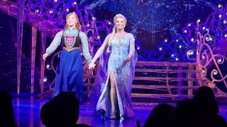 Disney Frozen The Musical Theatre Royal Drury Lane London 130124  Laura Dawkes Jenna Lee James [upl. by Rozanne154]