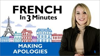 Learn French  How to Apologize In France [upl. by Wasson57]