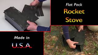 Flat Pack Rocket Stove [upl. by Dimah]