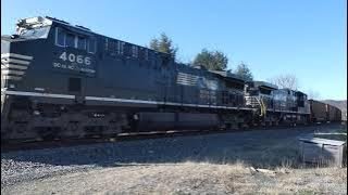 Empty Detroit Edison Coal Train [upl. by Yllier]