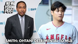 Stephen A Smith racist comment about Shohei Ohtani  New York Post [upl. by Ysor]