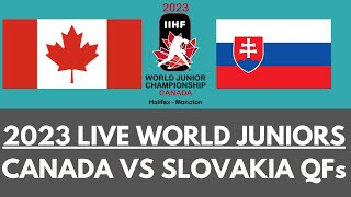 🔴 Canada U20 vs Slovakia U20 World Juniors QuarterFinal LIVE Stream World Junior Championship 2023 [upl. by Oruasi]