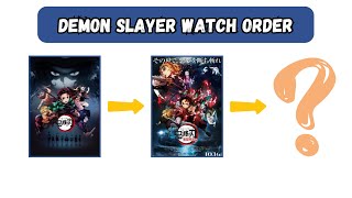 Demon Slayer Watch Order Guide [upl. by Newbill887]