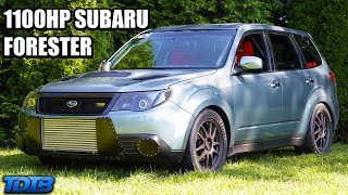 1100HP Subaru Forester is the Ultimate Grocery Getter [upl. by Aiveneg]