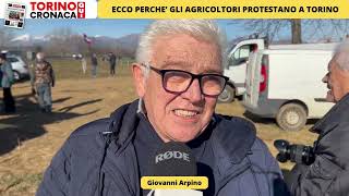 Centinaia di trattori sulle strade di Torino ecco perché gli agricoltori protestano [upl. by Lamonica]