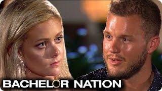 Hannah G amp Colton Bond Over Parents Divorces  The Bachelor US [upl. by Acinok]