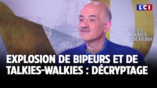 Explosion de bipeurs et de talkieswalkies au Liban  décryptage d’Alain Bauer [upl. by Rustin]