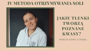 56 chemia TLENKI KWASOWE I POWSTAJĄCE Z NICH KWASY  REAKCJE TLENKÓW Z WODOROTLENKAMI [upl. by Nathalia]