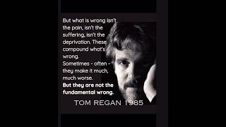 Tom Regan The animal rights philosopher shorts [upl. by Chenay650]