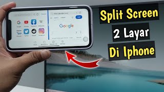 Cara Split Screen 2 Layar Di Iphone  Membagi 2 Layar Di Iphone [upl. by Larred]