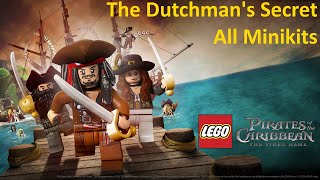 Lego Pirates of the Caribbean  The Dutchmans Secret  All Minikits [upl. by Yralam]