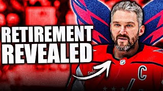 ALEX OVECHKIN REVEALS HIS RETIREMENT Washington Capitals News [upl. by Zsa]