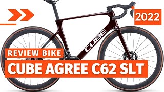 Cube Agree C62 Slt 2022 New roadrace Bike Top Bike Review [upl. by Wsan]