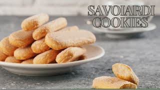 Savoiardi cookies  Savor the Fluffiness Homemade Lady Fingers Recipe [upl. by Dud]