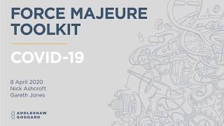 Covid19 Force Majeure Clauses in Commercial Contracts [upl. by Yasdnyl]