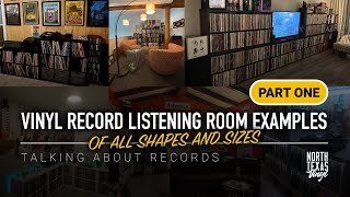 Vinyl Record Listening Room Examples Part One  Talking About Records vinylcommunity [upl. by Odlamur]