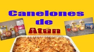 Canelones de atún recetas de cocina con Mila [upl. by Anawyt]