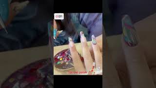 Creating Nail Art with OPI Gel Polish [upl. by Saihttam889]