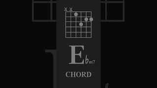 Ebm7 GUITAR CHORD [upl. by Aldin]