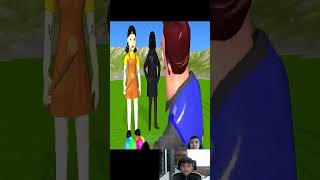 Scary Teacher 3D vs Squid Wooden stakes and marbles Miss T vs 3 Neighbor Win shortsvideo [upl. by Ahseele125]