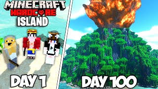 I Survived 100 Days on an ISLAND in Minecraft [upl. by Charis139]