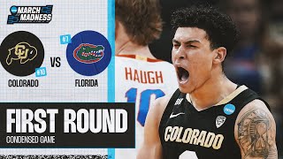 Colorado vs Florida  First Round NCAA tournament extended highlights [upl. by Arahsit]