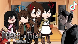 AoT Past Yeager family Reacts   mikasa  1 [upl. by Annabella112]