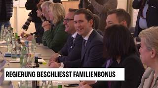 Regierung beschließt FamilienBonus [upl. by Bouton]