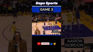 Aaron Gordon Denver Nuggets Beat Los Angeles Lakers NBA Playofffs 2024 Game 3 [upl. by Tobe]