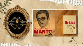 Artist Log Saadat Hasan Manto Kahaniyon Ki Mehfil manto urdukahaniyan subscribenow hindikahani [upl. by Terrab266]