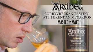 Ardbeg Corryvreckan tasting with Brendan McCarron  Master of Malt [upl. by Nael]