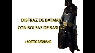 DISFRAZ BATMAN sorteo batarang [upl. by Ellenwad]