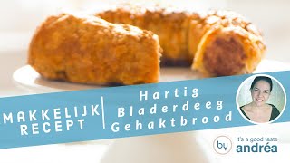 Hartige Bladerdeeg Gehaktbrood [upl. by Bertelli]