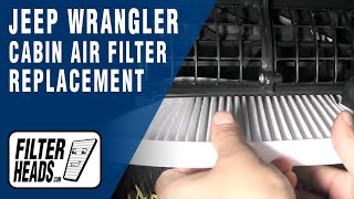 How to Replace Cabin Air Filter 2019 Jeep Wrangler  AQ1286 [upl. by Ainna]