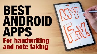 Best Android Apps for Handwriting and Note Taking [upl. by Amilah]