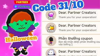 Nhập Code 3110 Halloween  Mở Full VVIP Hồn Ma Nhỏ  Play Together [upl. by Eade]