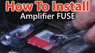 How To Wire A Fuse for Car Amplifier [upl. by Hertzog]