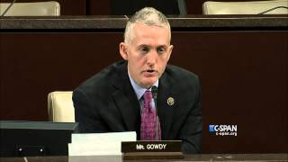 Rep Trey Gowdy RSC questions State Department on Benghazi CSPAN [upl. by Aiasi]