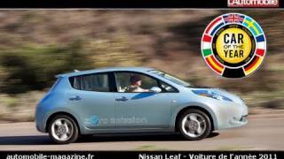 Nissan Leaf voiture de lannée 2011  Car of the year 2011 [upl. by Gayelord976]